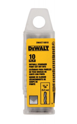 1/8" DWALL PILOTPOINT CUTOUT BIT10