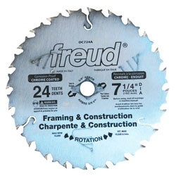 Circular Saw Blade - 7-1/4" - 24T / DC724A