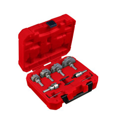 One-Piece Carbide Hole Cutter Set: 8PC