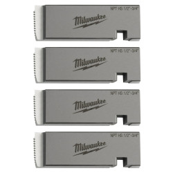 Milwaukee® 1/2"-3/4" HIGH SPEED NPT Universal Pipe Threading Dies