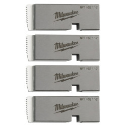 Milwaukee® 1"-2" HIGH SPEED FOR STAINLESS NPT Universal Pipe Threading Dies