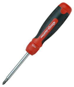 Screwdriver - 13-1- Red & Black / 211R2C36RD *RATCHETING