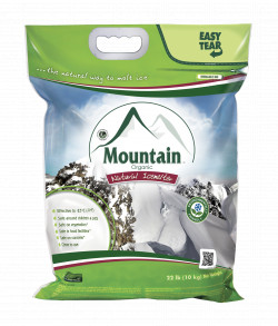 Mountain Organic Ice Melt - 22 lbs. - Effective to -23°C Mountain Organic Ice Melt - 22 lbs. - Effective to -23°C