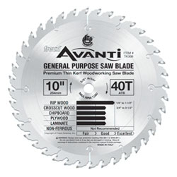 Circular Saw Blade - 10" - 40T / TK306