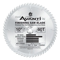 Circular Saw Blade - 10" - 60T / TK406