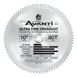 Circular Saw Blade - 10" - 80T / TK806