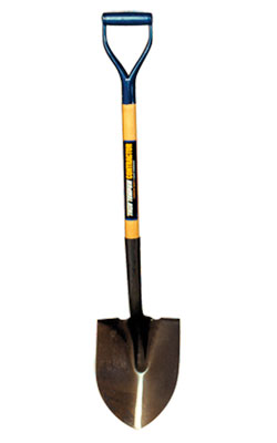 Round Point Shovel w/ Hollow Back D-Handle