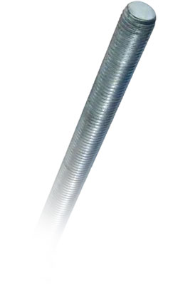 Threaded Rod 1" UNC - Grade A / Zinc