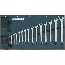 16 Piece S.A.E. Combination Wrench Set