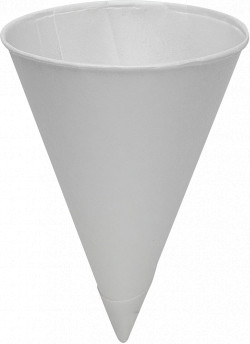 Water Cups - 4 oz - Paper Cone / 4BRU (5000/CS)