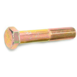 Hex Head Cap Screw 9/16" UNC - Grade 8 / Yellow Zinc