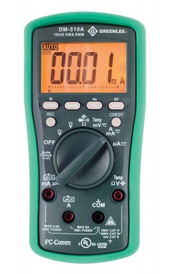 6,000-Count Digital Multimeter, 1000V, 8A (DM-510A)