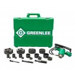 11-Ton Hydraulic Knockout Kit with Hand Pump and Slug-Buster® 1/2" - 4"