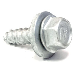 Hex Washer Head 1/4" Hex Head Screws & Assmebled Washer / Zinc (BULK)