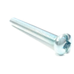 Round Head #8 - 32 Combination Machine Screws / Zinc (PKG)