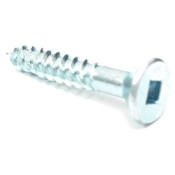 Flat Head #4 Robertson Wood Screws / Zinc (PKG)