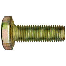 Hex Head Cap Screw 7/16" UNF - Grade 8 / Yellow Zinc