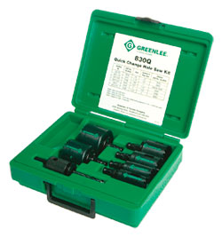 1/2" to 2" Conduit - Bi-Metal Quick Change Hole Saw Kit