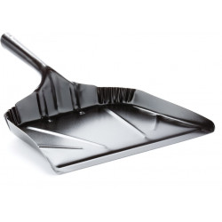 12" Metal Dustpan - Black