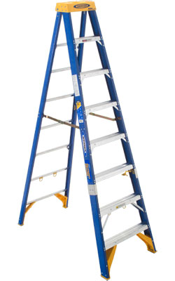 Step Ladder - Type 1AA - Fiberglass / OBEL00CA Series *OLD BLUE