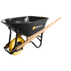 Wheelbarrow - 6 cu. ft. - Black - Steel / 70150