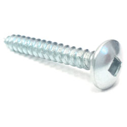 Truss Head #8 Robertson Sheet Metal Screws / Zinc (PKG)