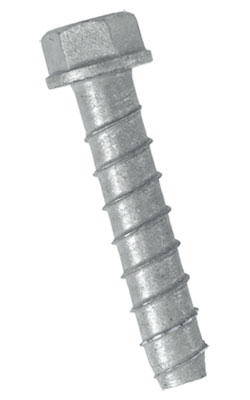 Hex Head TORPEDO® Bolt 3/8" - Galvanized Carbon Steel / UTB