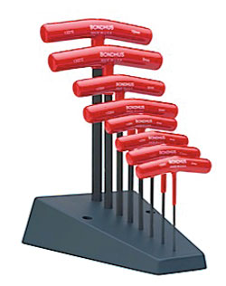 Hex Key Set - T-Handle - Hex End - Metric - 8 pc / 13389 *STAND