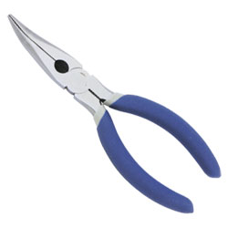 Standard Duty Bent Nose Pliers - 6-1/2" 