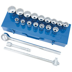 Chrome Socket Set - 3/4" - 12 Point / 600402 *21 Pc