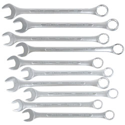 10 Piece Jumbo Raised Panel Combo Wrench Set / 700128