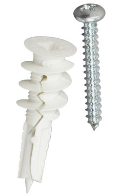 Drywall Anchor - #8 - Plastic / 64 Series *TWIST-N-LOCK