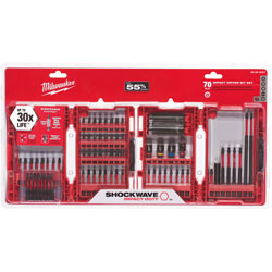 70 PC Impact Drill & Drive Set / 48-32-4021 *SHOCKWAVE™