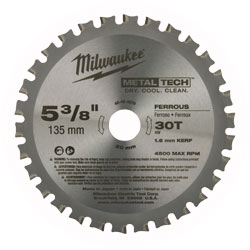 5-3/8 in. 30T Ferrous Metal Circular Saw Blade