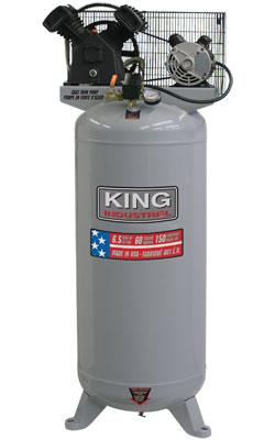 King Canada Stationary Air Compressor (w/o Acc) - 60 gal - 15 amp /  KC-6160V1