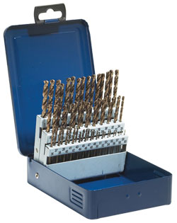 Jobber Drill Bit Set - 135° - Wire Gauge / 01-E 619 *SST+ (60 pc)