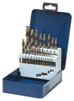 Jobber Drill Bit Set - 135° - Fractional / 01-E 621 *SST+ (21 pc)