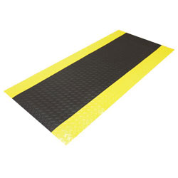 Anti-Fatigue Mat - 3' x 2' - Black/Yellow / FMF970203