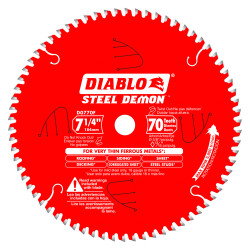 7-1/4" Thin Metal Saw Blade - 70 Tooth