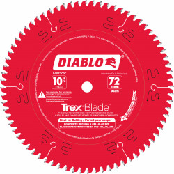10 in. x 72 Tooth Composite Decking Blade