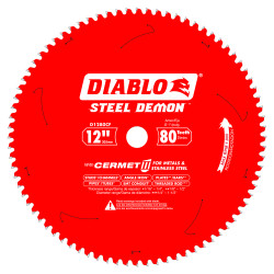 12" x 80 Tooth Cermet Metal and Stainless Steel Cutting Saw Blades