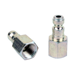 1/4" x 1/4" T Style Nipple, FPT, Automotive Interchange