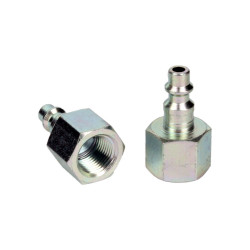 1/4" x 1/4" M Style Nipple, FPT, Industrial Interchange