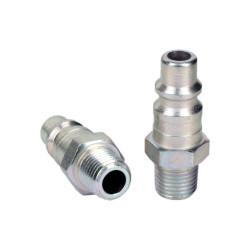 3/8" x 3/8" H Style Nipple, MPT, Industrial Interchange