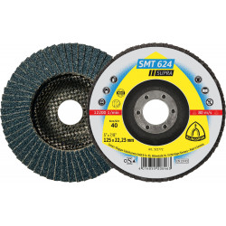 SMT 624 abrasive mop discs, 4-1/2 x 7/8 Inch grain 80 convex