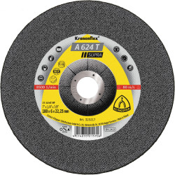 A 624 T grinding discs, 6 x 1/4 x 7/8 Inch depressed centre