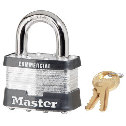 2in (51mm) Wide Laminated Steel Pin Tumbler Padlock, Keyed Alike