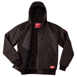 GridIron Hooded Jacket - Black