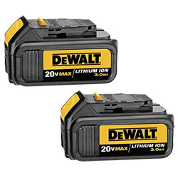 2 Pack Lithium Ion Battery - 20V