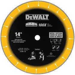 14" x 3/32" x 1" Diamond Edge Chop Saw Wheel